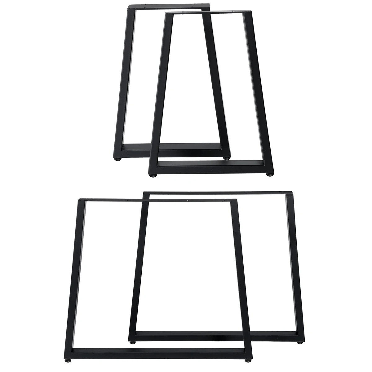 

2pcs Trapezoid Industrial Steel Table Legs Metal Table Sofa Legs Furniture Accessories DIY Home Furniture Legs Standing Feet