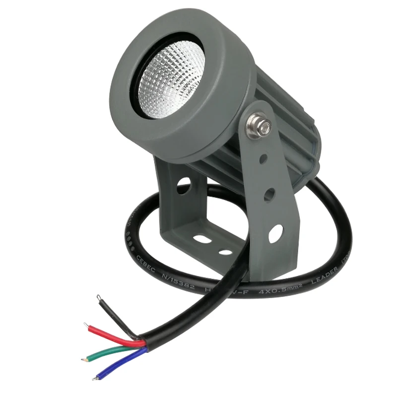 4 проводная садовая Светодиодная лампа для газона с дистанционным управлением 9