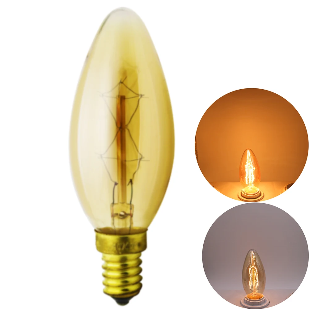 10х лампочка эдисона с регулируемой яркостью в стиле ретро винтажная лампа