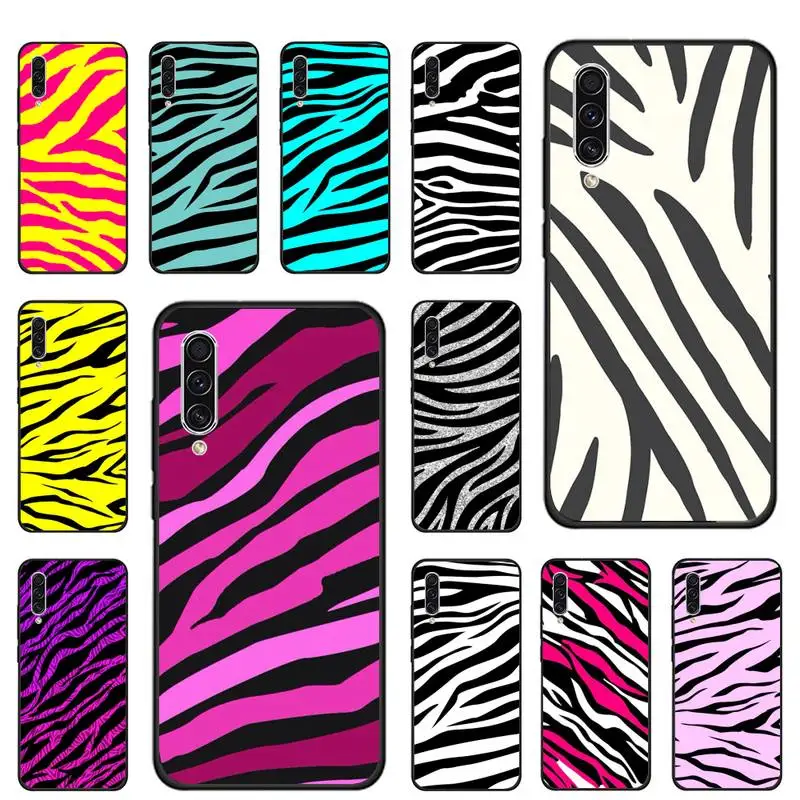 

Luxury Trend Zebra Print Phone Case For Samsung galaxy S note 7 8 9 10 20 fe edge A 6 10 20 30 50 51 70 lite plus Funda Cover