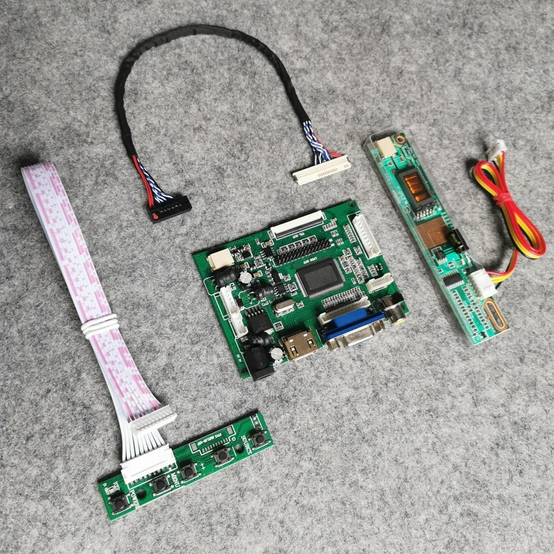 

LCD Matrix 1280*800 LVDS 30 Pin Monitor Drive Board DIY Kit Fit LP154WX4 (TL)(A3)/(TL)(B2)/(TL)(C1)/(TL)(D2) VGA AV 1-CCFL