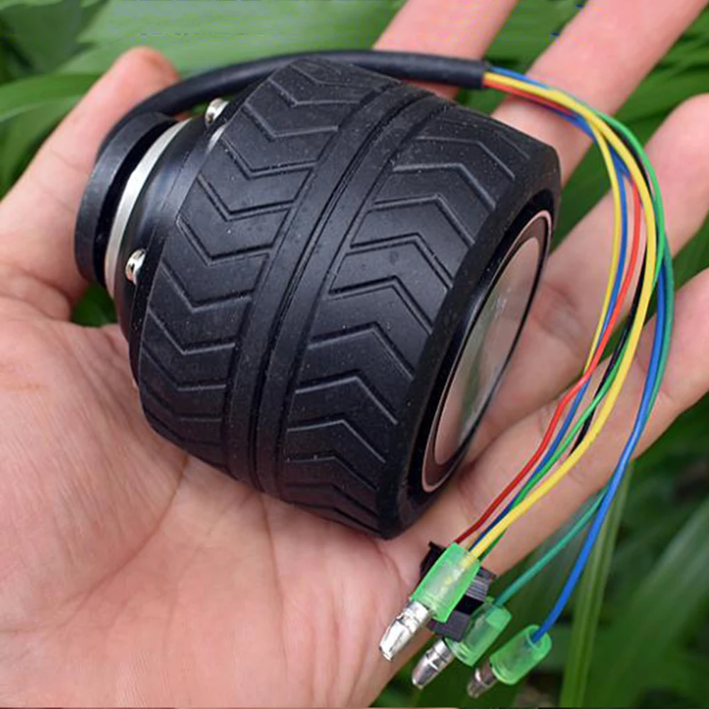 70 мм 3-дюймовый четырехколесное электрическое ступица для скейтборда Мотор DC 24-36V