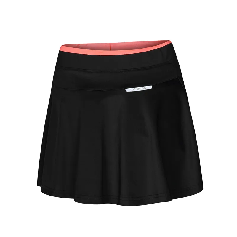 Корейская плиссированная теннисная мини юбка для девушек с шортами