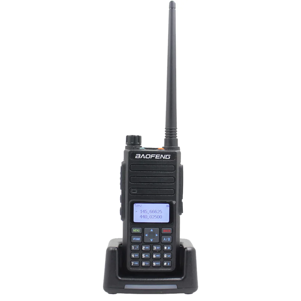 BF-H6 Baofeng иди и болтай Walkie Talkie “иди и 10 км BF-H6 VHF 136-174 МГц UHF 400-520 МГц Ручной портативное Любительское радио 10 Вт Мощный двухстороннее радио - Цвет: BF-H6