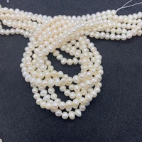 high quality potato shaped pearl loose beads natural freshwater pearls for diy jewelry making bracelets necklaces earrings white