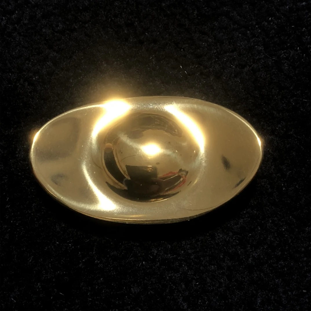 

Antique gold-plated decorative ornaments of ancient Chinese Yuanbao