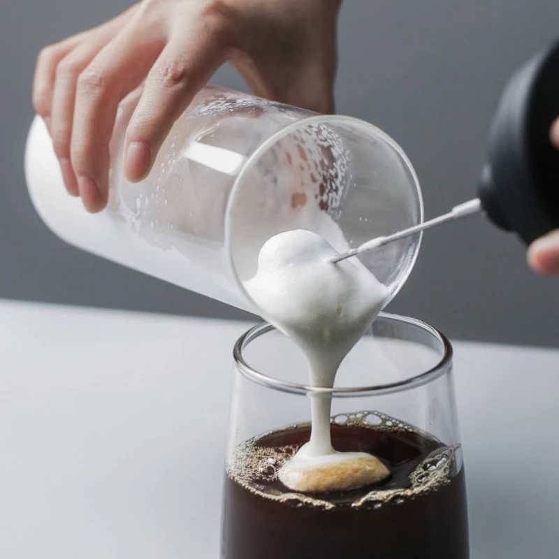 

Handheld Electric Milk Frother Jug Cup Stainless Steel Foamer Mixer Bubbler Coffee Blender Stirrer