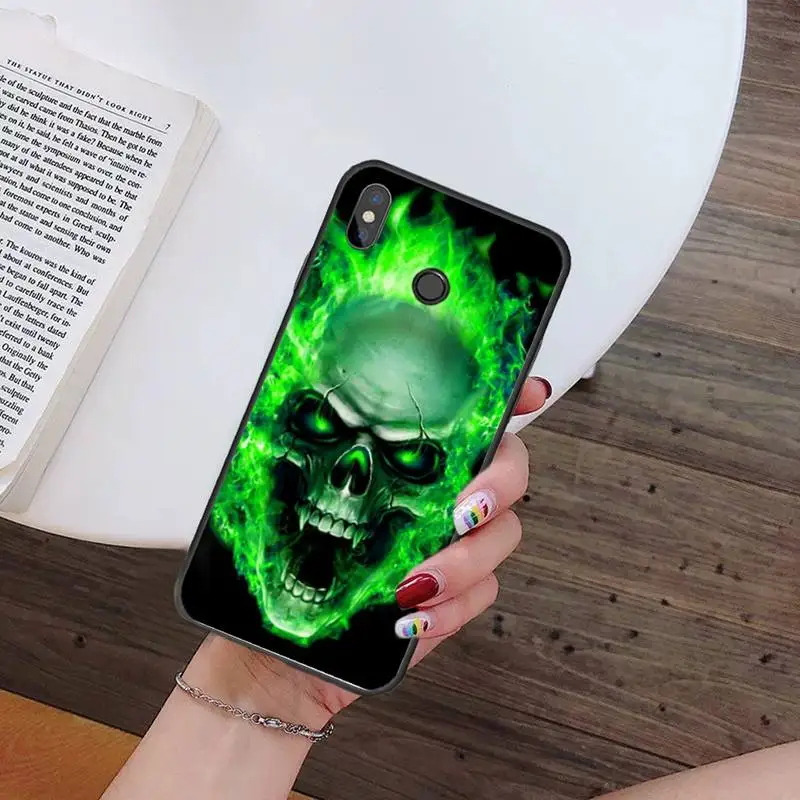 

Skull horror dark style Phone Case For xiaomi redmi 9 9a 8 8a 7 7a k30 k30pro k20 k20pro mi 9 9t 9se 10 10pro 10lite coque