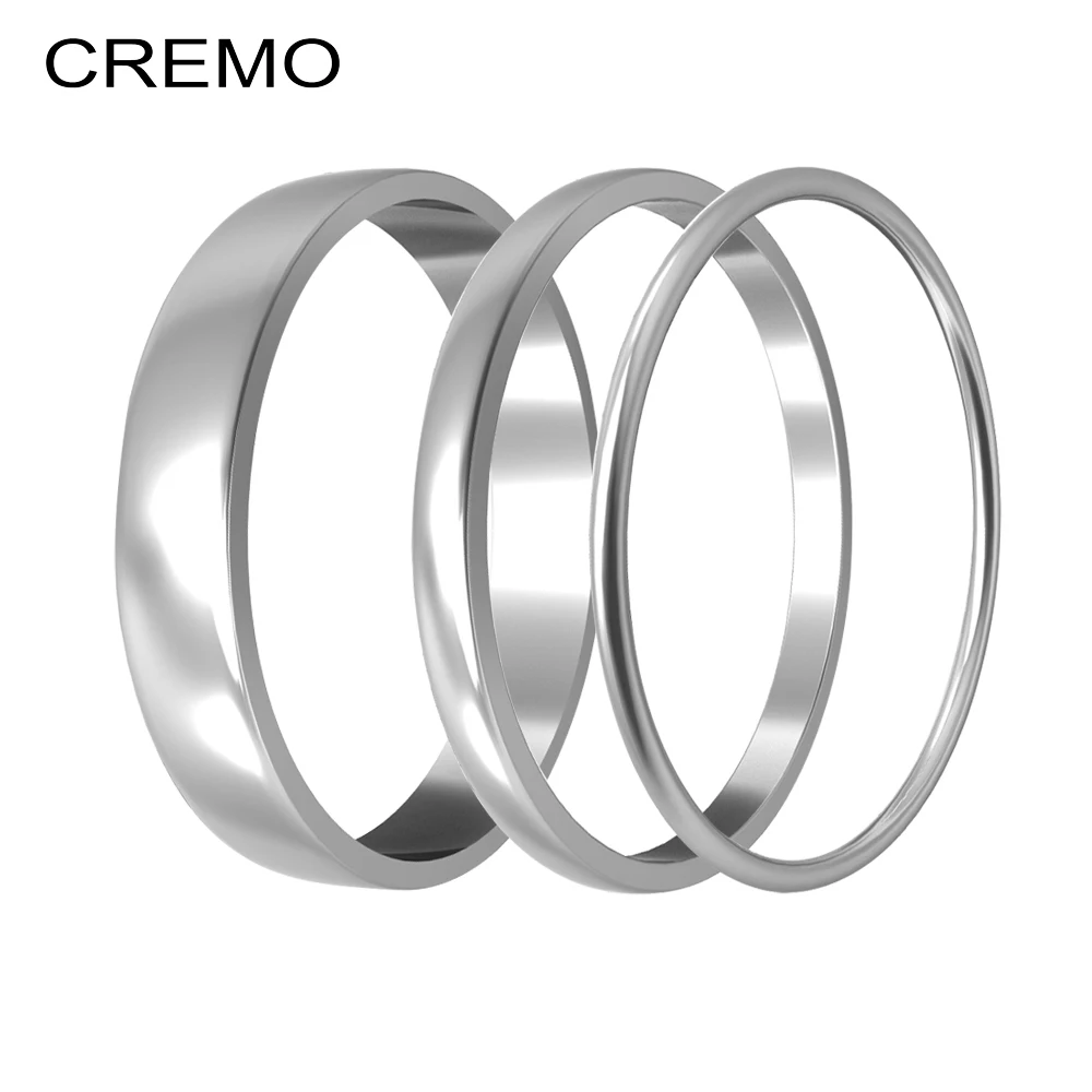 Cremo Bague внутреннее кольцо заполненное Кольцо женское вращающееся кольцо из нержавеющей стали материал взаимозаменяемый персонализированный Acier Femme