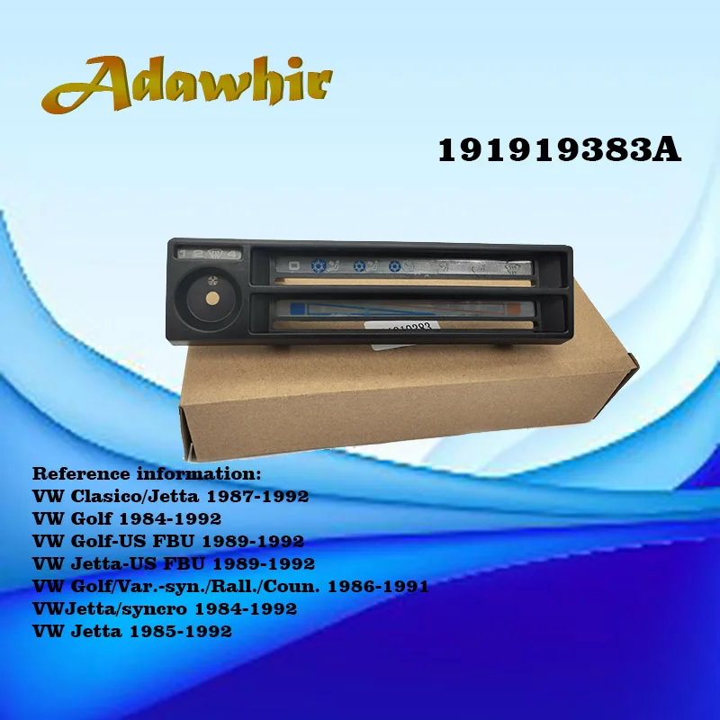 Новая Центральная панель контроля обогревателя A/C/панель климатического для VW GOLF