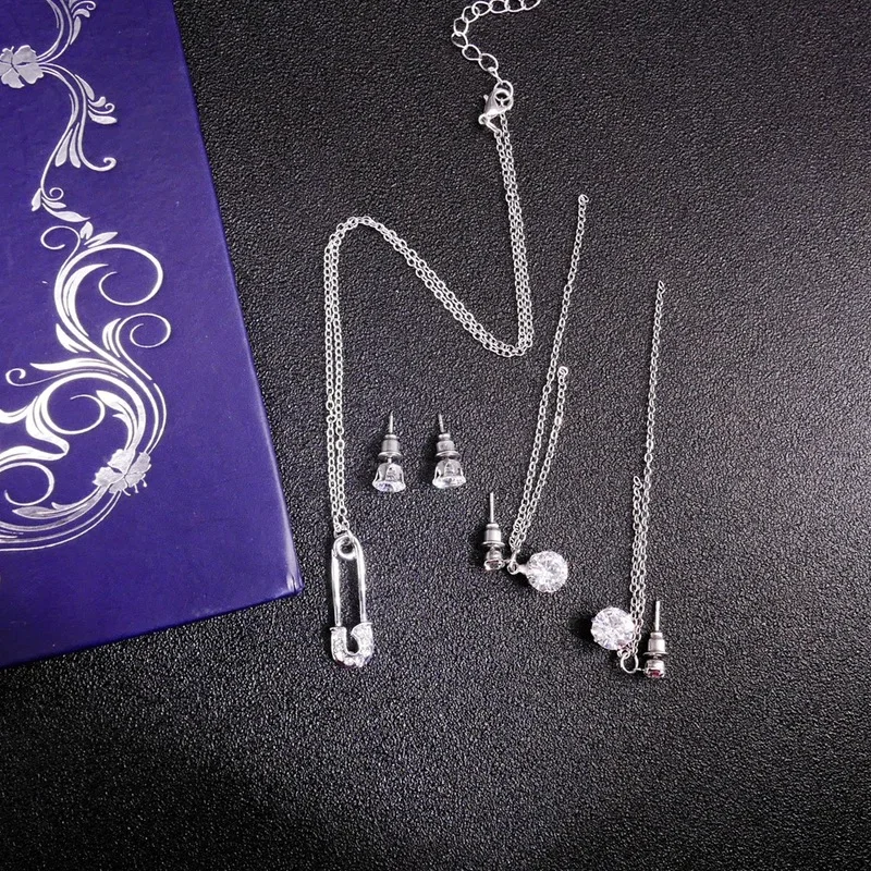 2019 ladies new simple personality metal back pin pendant necklace party jewelry accessories statement gift | Украшения и