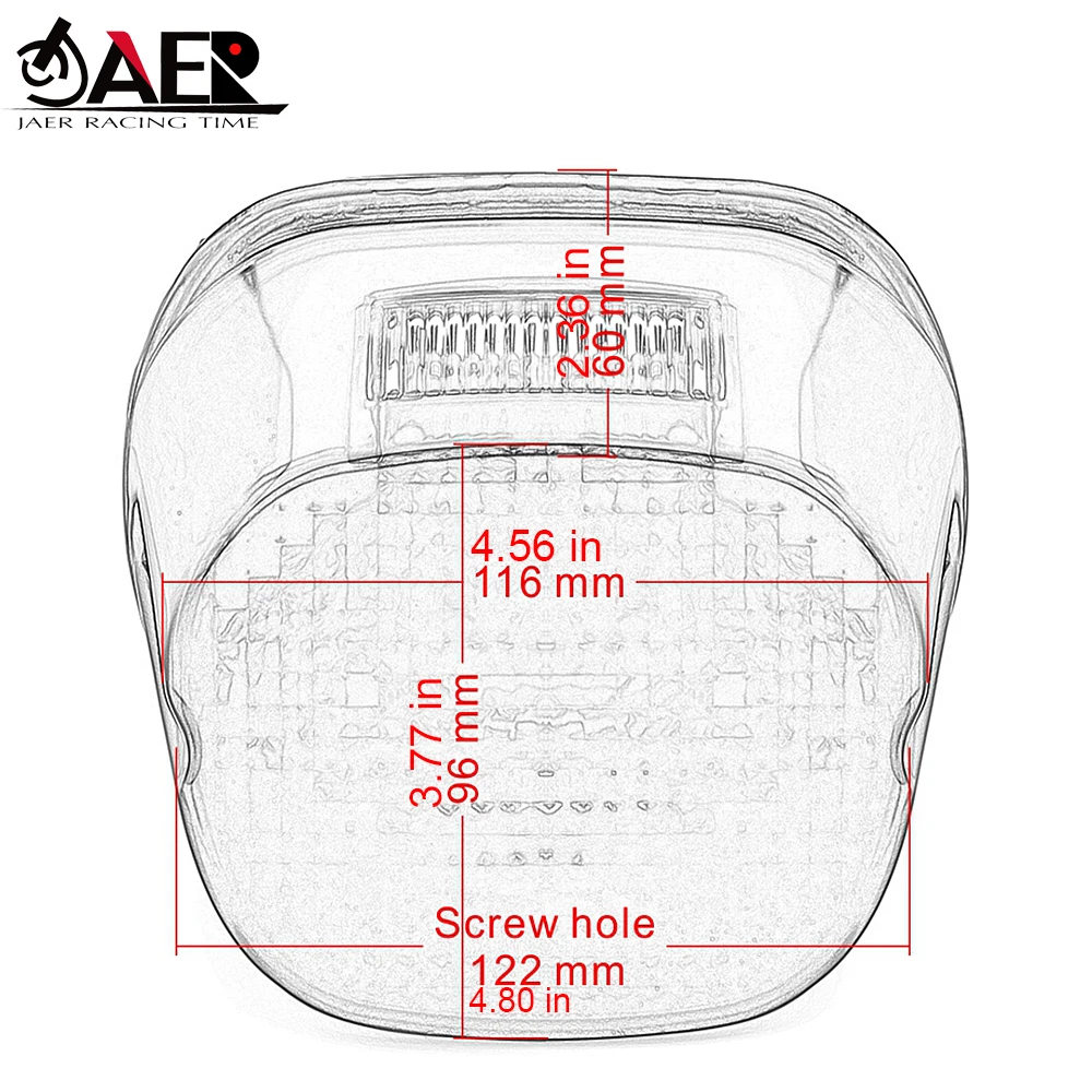 

Motorcycle LED Tail Rear Light Brake Stop Lamp for Harley XL FLHR FXST FXSTB FXSTC FLST FLSTFFLSTSB
