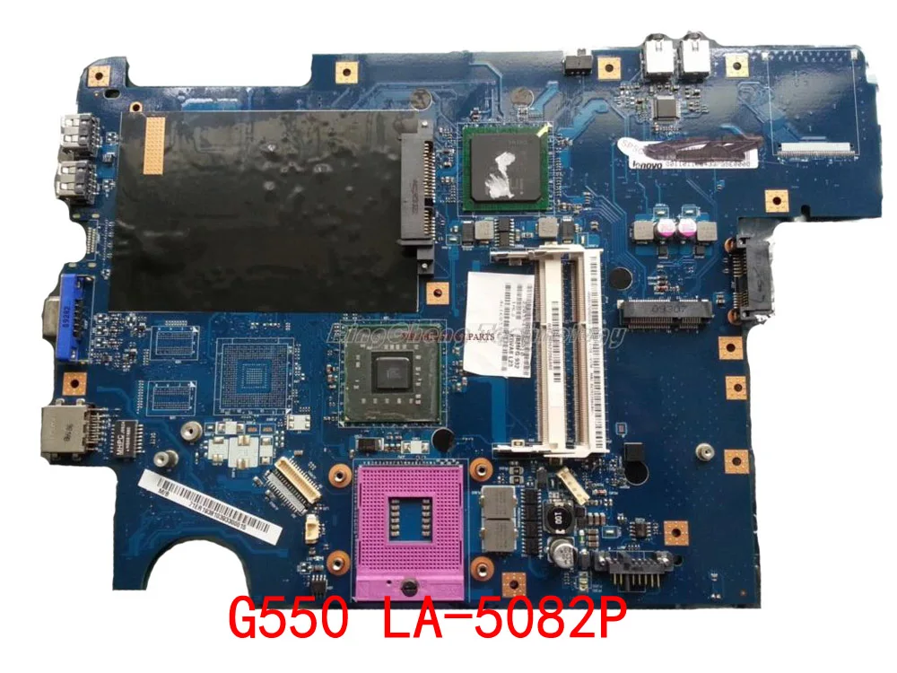 

Материнская плата для ноутбука Lenovo G550 LA-5082P для процессора intel со встроенной графической картой DDR3 100% протестирована полностью