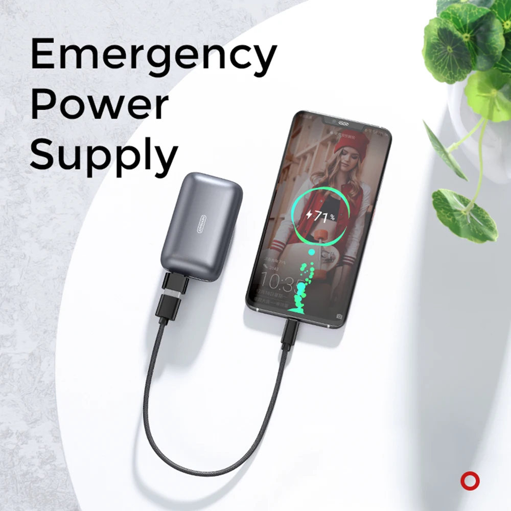 Беспроводные Наушники Joyroom T07 TWS Bluetooth Smart Touch HD звуковой эффект 2500 мА Магнитный