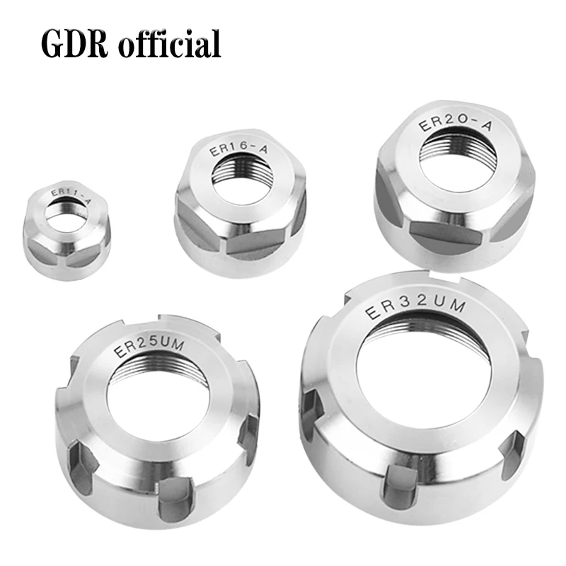 ER11 гайка ER8 ER16 ER20 ER25 ER32 ER40 A M UM Высокая Точность ER Гайка CNC для цанги и инструмента