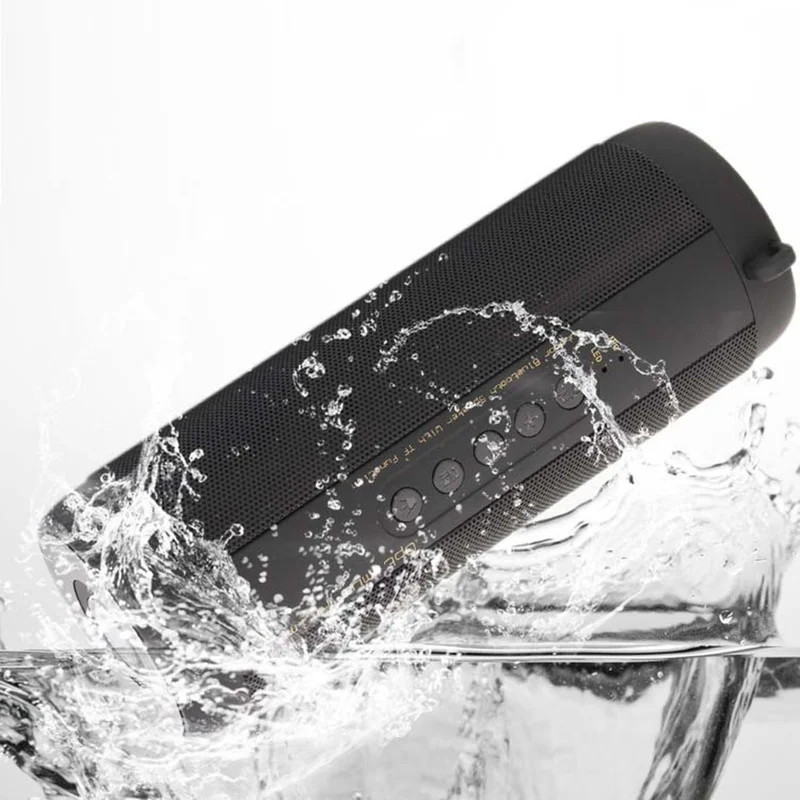 Bluetooth музыкальный бас динамик водонепроницаемый портативный светодиодный