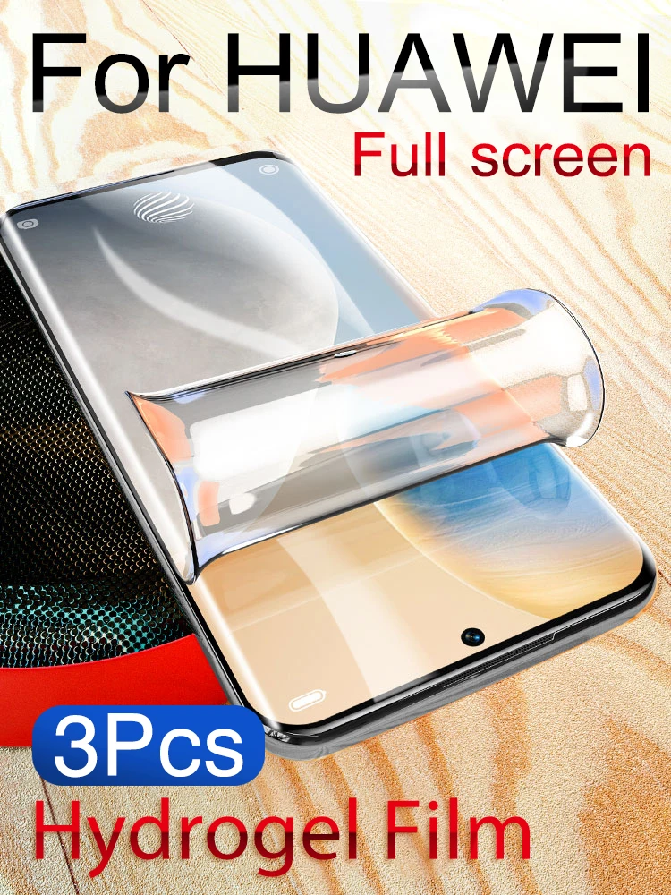 

P50Pro Screen Protector For Huawei Mate 40Pro Plus P40Pro+ 40RS Hydrogel Film Honor 60Pro 50Pro 30EPro HD Soft P30 P40Lite 20Pro