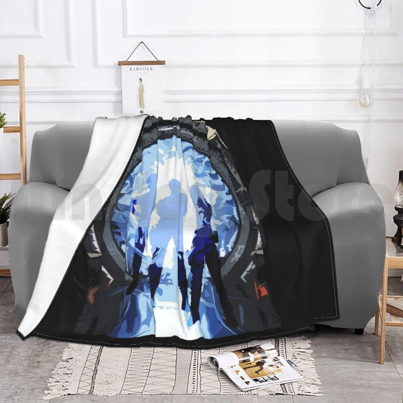 Одеяло для женщин Sg1 модные на заказ Stargate научная фантастика женские ролевые