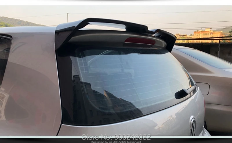 For Volkswagen MK6 6 Spoiler 2010-2013 ABS Plastic Color Rear Roof Wing Trunk Lip Boot Cover Car Styling | Автомобили и мотоциклы