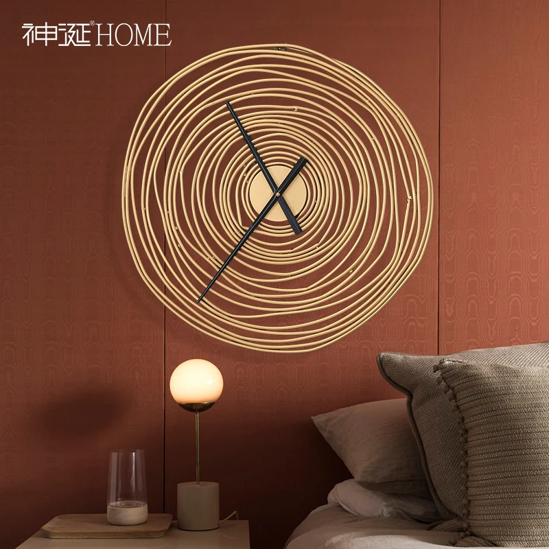 

Minimalist Design Nordic Style Wall Clock Round Digital Wall Clock Modern Design Silent Quartz Reloj De Pared Home Decor EH50WC