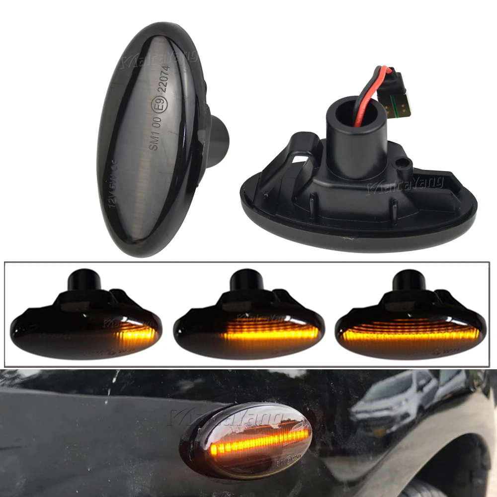 

LED Dynamic Turn Signal Side Marker Light Repeater Sequential Indicator For MAZDA 3 2 5 MPV 2000 2004 2006 2010 2011 2012 2013