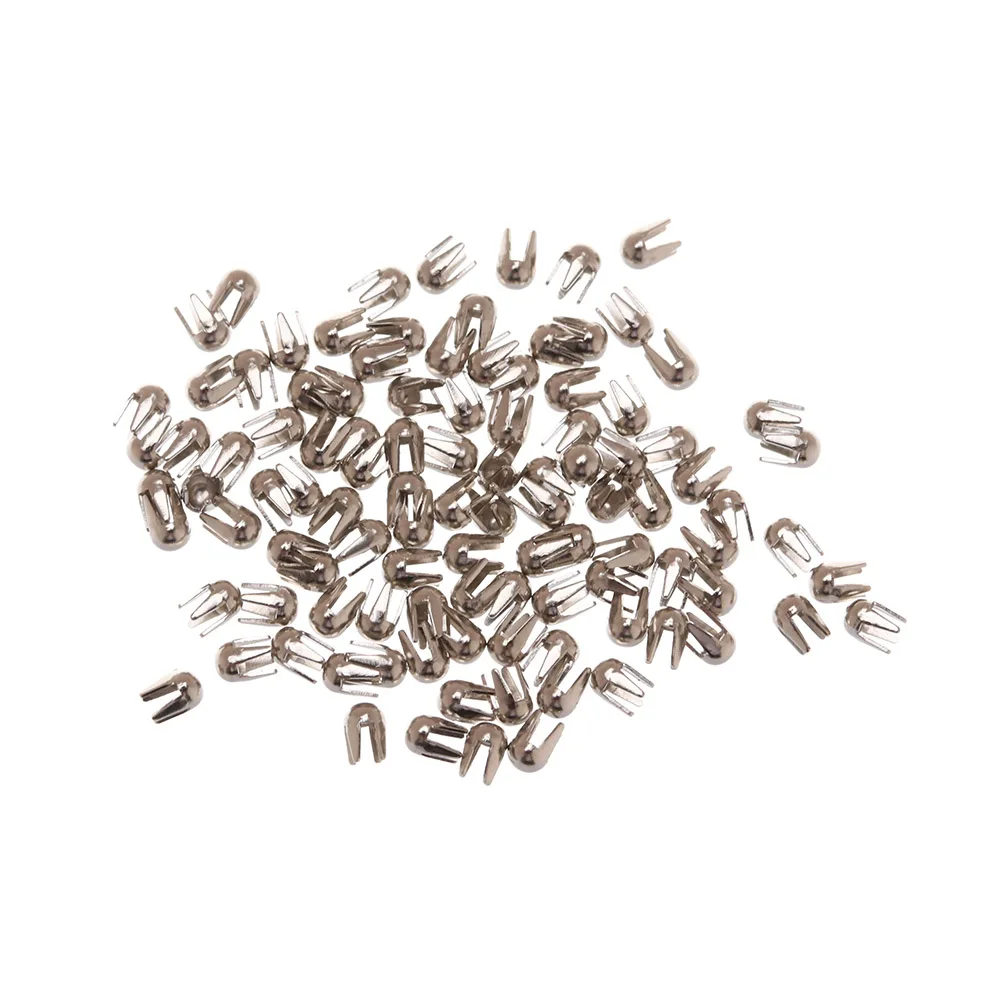 100 шт. мини 2 мм Пряжка супер маленький круглый шарик коготь молоток для кукол