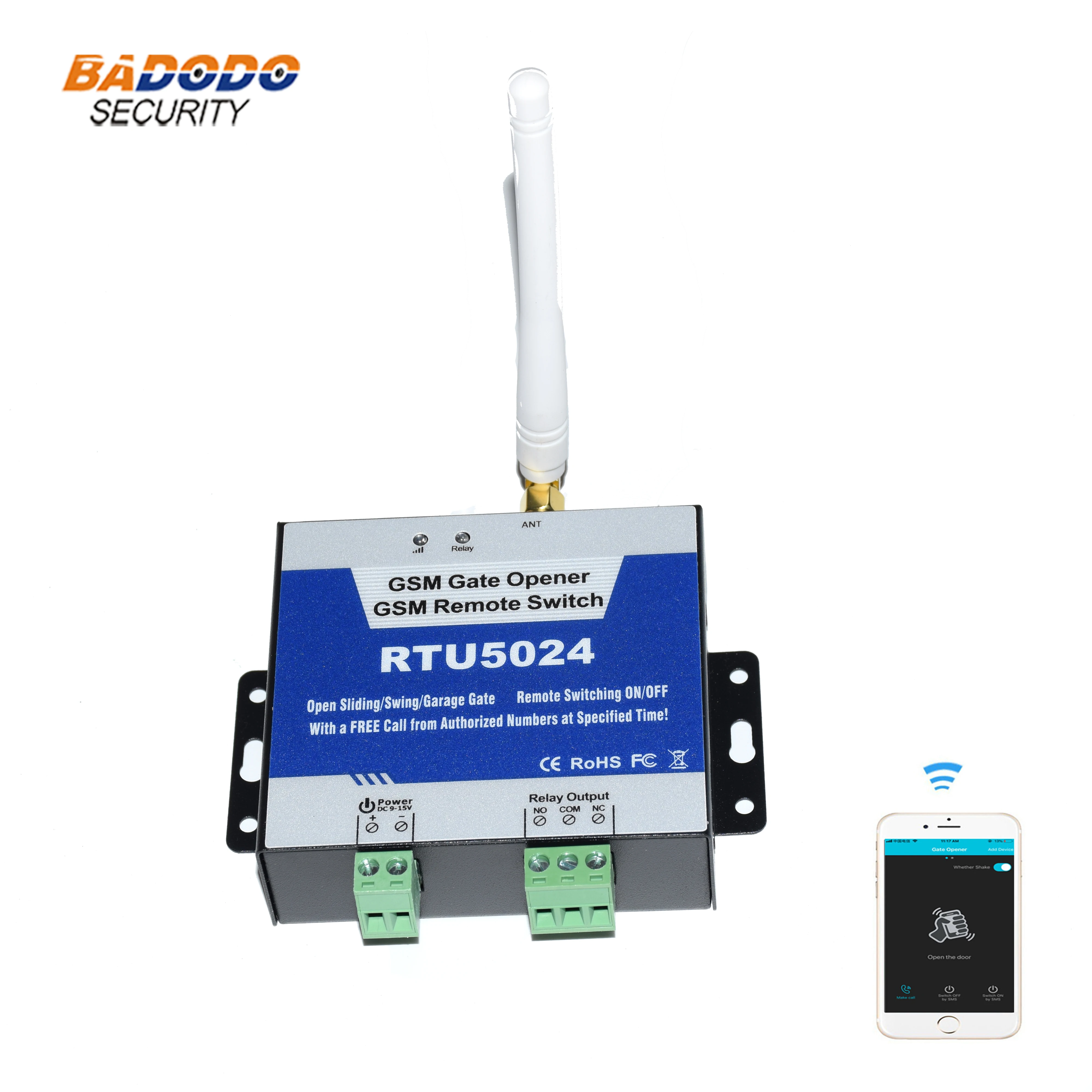 GSM 2G 3g Открыватель ворот GSM Пульт дистанционного управления Вкл/Выкл реле RTU5024 для раздвижных качающихся гаражных ворот открывания двери
