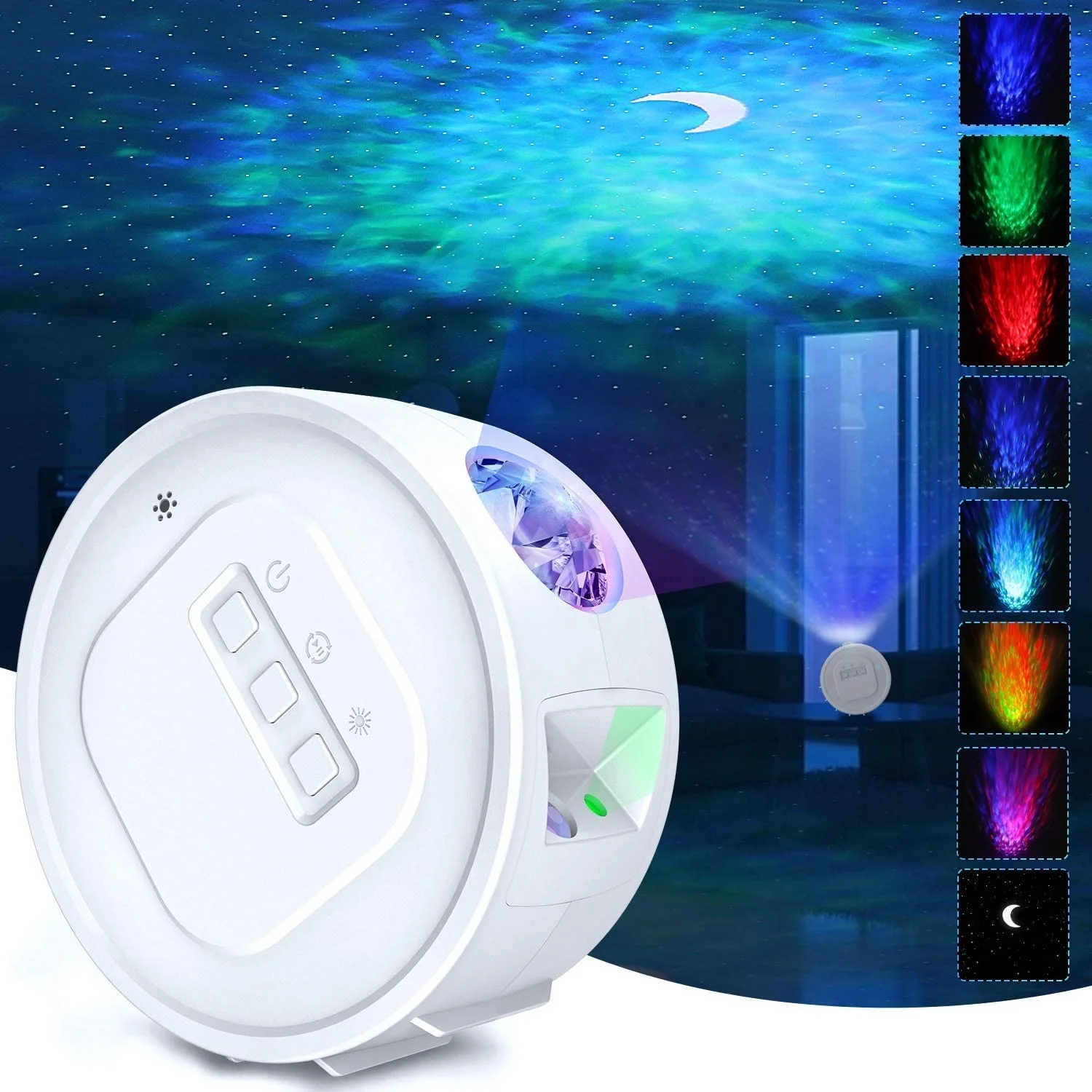 

Moon Starry Sky Projection Lamp 3D Vision Romantic Starry Sky Lamp Home Pattern Sleep Laser Small Night Light