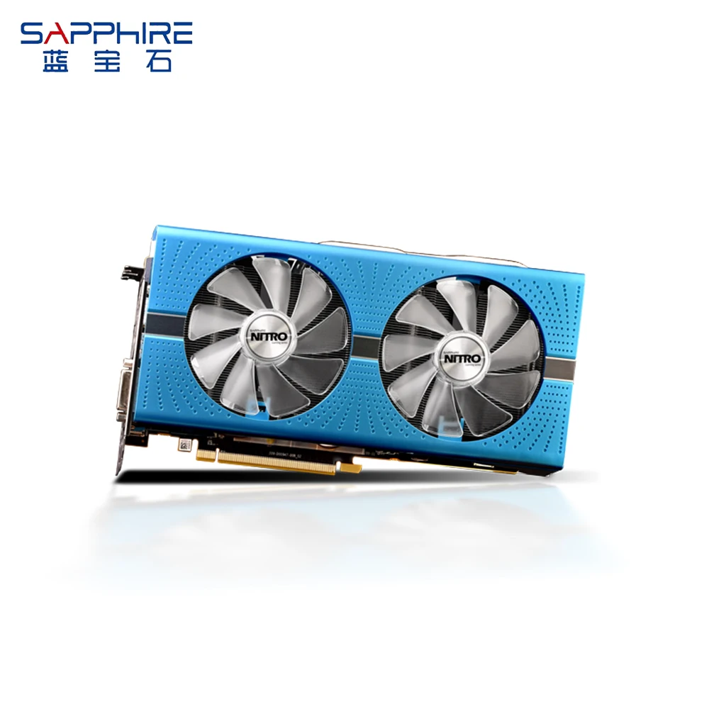 Видеокарта SAPPHIRE AMD NITRO + RX580 8GB GDDR5 256bit игровая видеокарта настольный ПК для игр