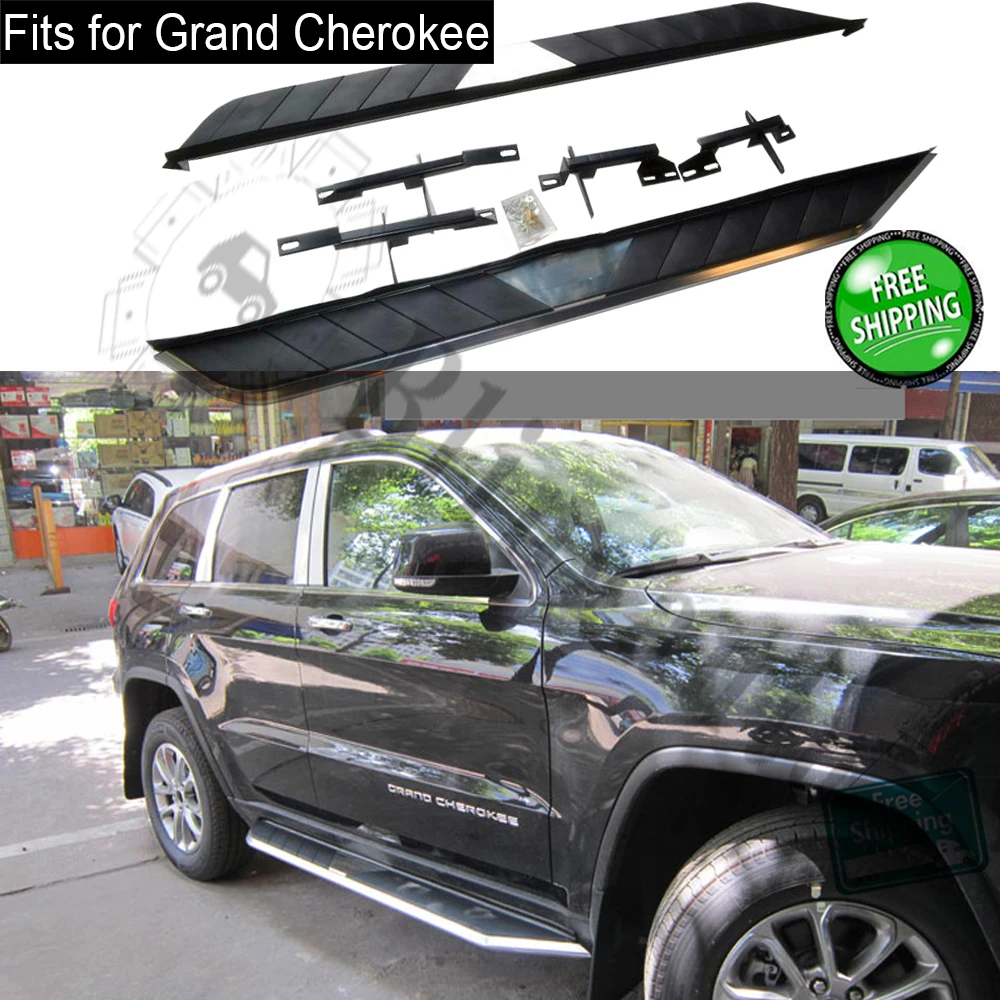 Подходит для Jeep Grand Cherokee 2011 2020 2 шт. Левая Правая Беговая доска боковые ступени nerf