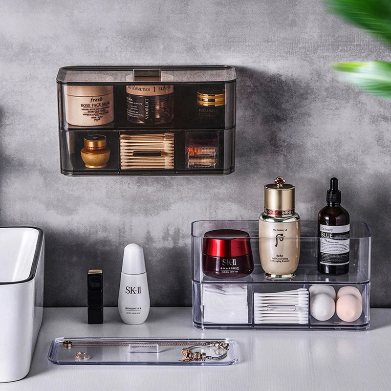 Вместительная настенная коробка для хранения косметики высококачественный ящик