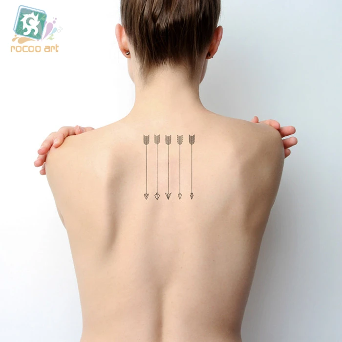 Смешанный дизайн 8 SheetsTattoo, черные тату, поддельные временные тату для тела, Арабские буквы, звезда, стрела, кошка, бесконечность, тату, дизайн