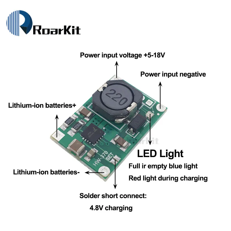 Зарядная плата TP5000 4 2 в/3 6 В/8 в 1A/2A для литий ионного аккумулятора 18650 зарядный