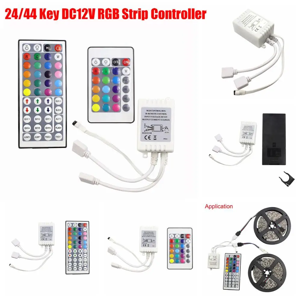 2 Pin 4 Pin 5 Pin RGB RGBW LED Strip Light Connector 10mm 12mm Connecting Accessories For 5050 2835/3528 RGB LED Strip Light