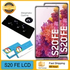 100% Оригинальный дисплей для SAMSUNG Galaxy S20 Fan Edition G780F G781F S20 FE 5G S20 Lite ЖК-дисплей с рамкой сенсорный экран Запасные части