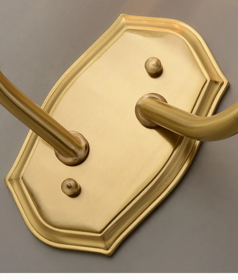 Американский стиль винтажный медный Настенный бра античный латунный настенный