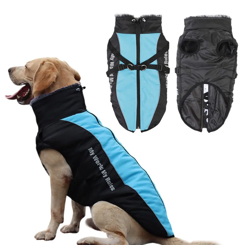 

Reflective Dog Clothes Large Pet Dog Jacket Winter Warm Vest For Big Dogs Clothes Chihuahua Labrador Puppy Coat Pets Clothing