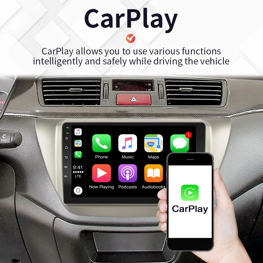 Автомобильный мультимедийный плеер с камерой Android 360 GPS для Mitsubishi Lancer 9 CS 10 0-2000 Carplay