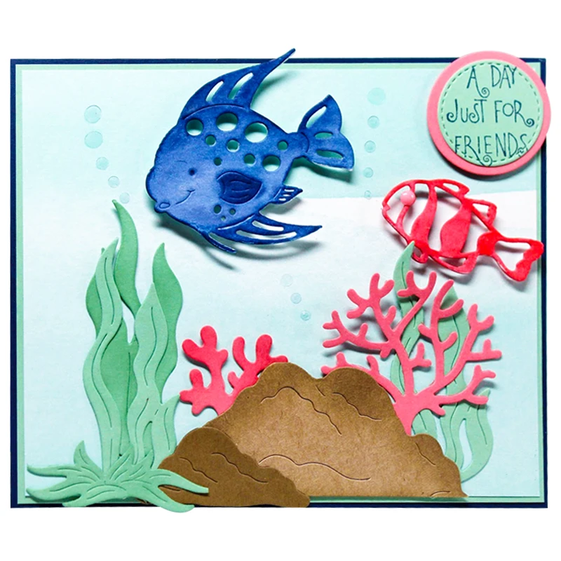 МОРСКАЯ ФОРМА для ножей металлическая Форма резки набор серебряной формы