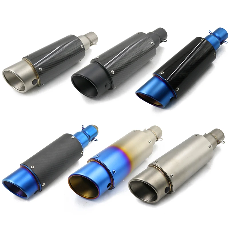 Для KTM 51 мм универсальный глушитель выхлопной трубы из углеродного волокна для
