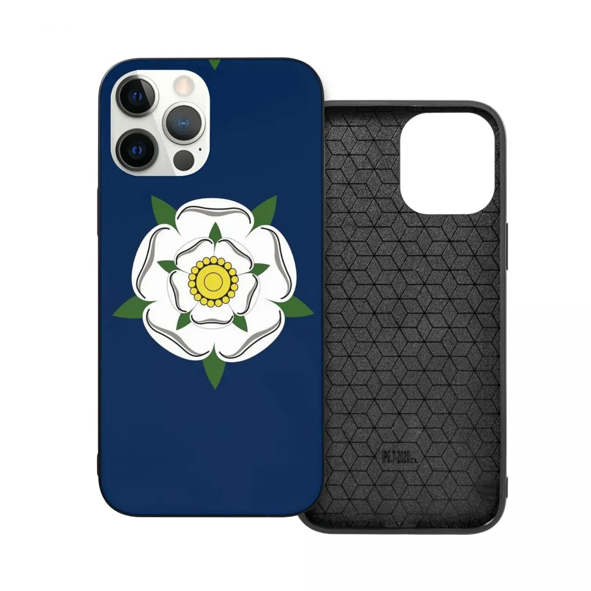 

Yorkshire Flag PC Glass TPU Phone Case for iPhone 12 11 Xs Xr X Pro Max Mini 7 8 Se2 Plus 6 6S