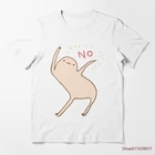 Футболки Honest Blob говорит, что нет, мужскиеженские хлопковые футболки с принтом, новинка, Мужская футболка с графическим рисунком, прочная коллекция для улицы