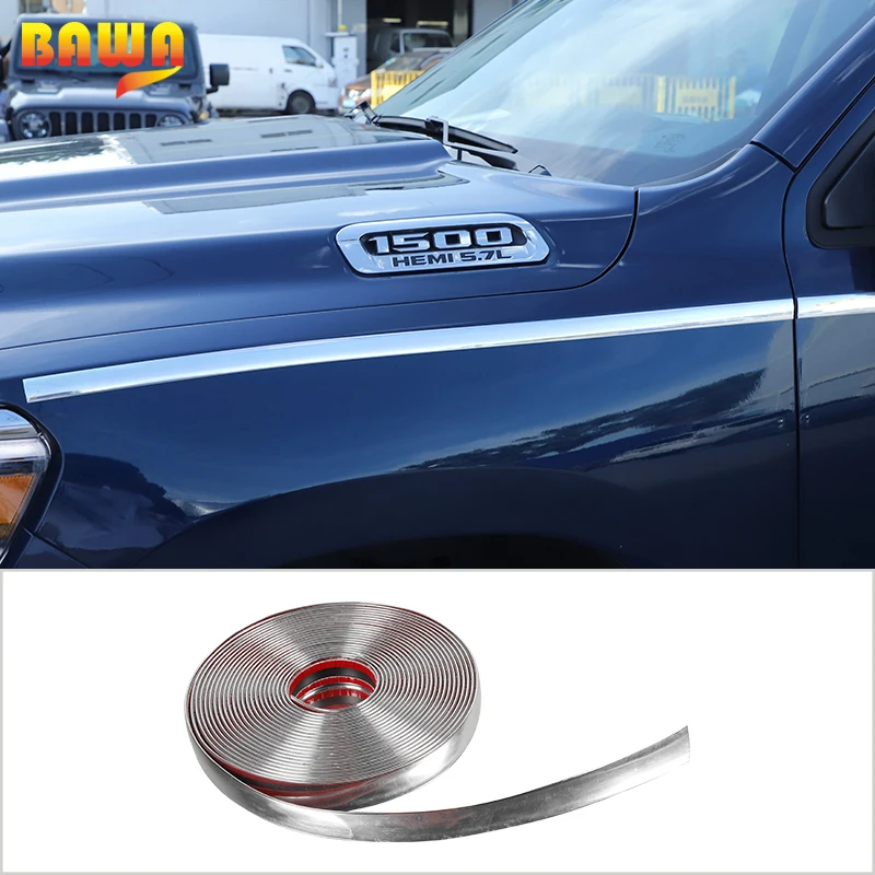

Декоративная лента BAWA для кузова автомобиля, наклейки, аксессуары для Dodge RAM 1500 2018 2019 2020 2021, внешние части