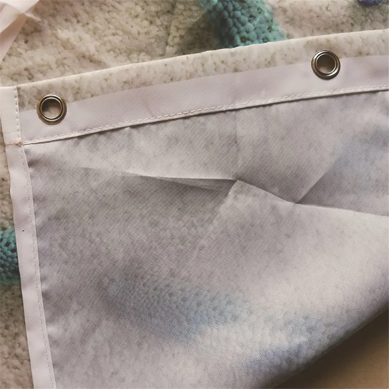 Занавески для душа из полиэстера водонепроницаемые с 12 крючками | Дом и сад