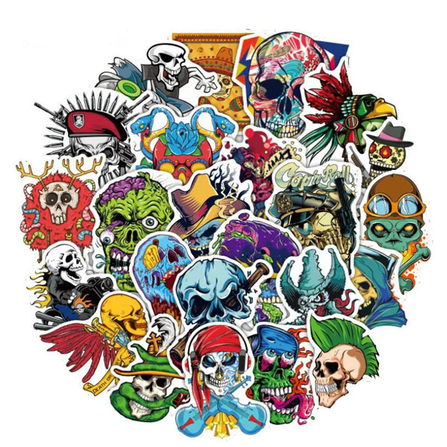 

10/30/50PCS Fresh and Lovely Holiday Stickers Trolley Case Cute Waterproof Guitar Skateboard Graffiti Car Stickers Wholesale