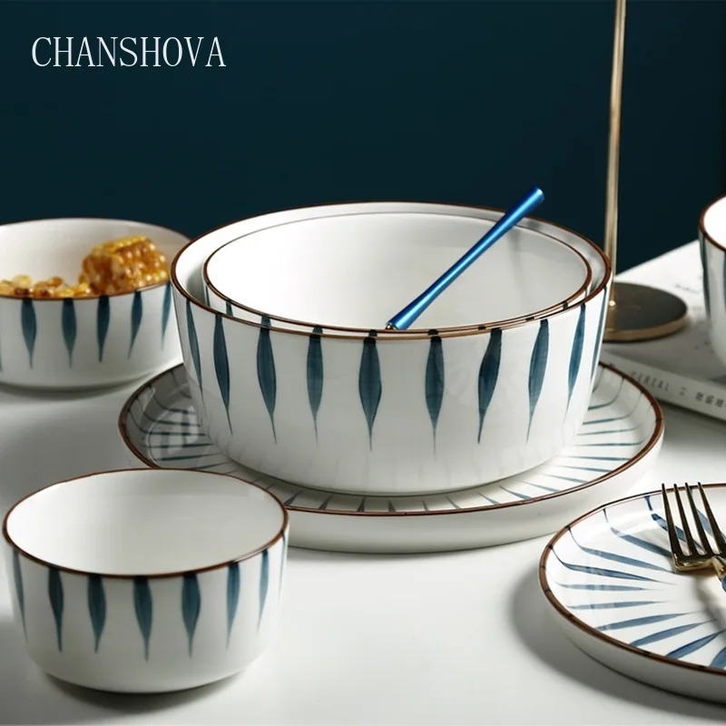 CHANSHOVA традиционные китайские фарфоровые чаши под раньше для фруктов салатов риса