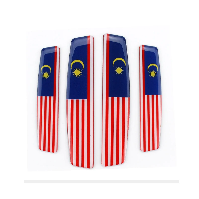 

4pcs/set Car Styling Door Edge Guard Protector Strips Anti-collision Anti-scratch Trim Door Edge Guard Sticker For Malaysia Flag