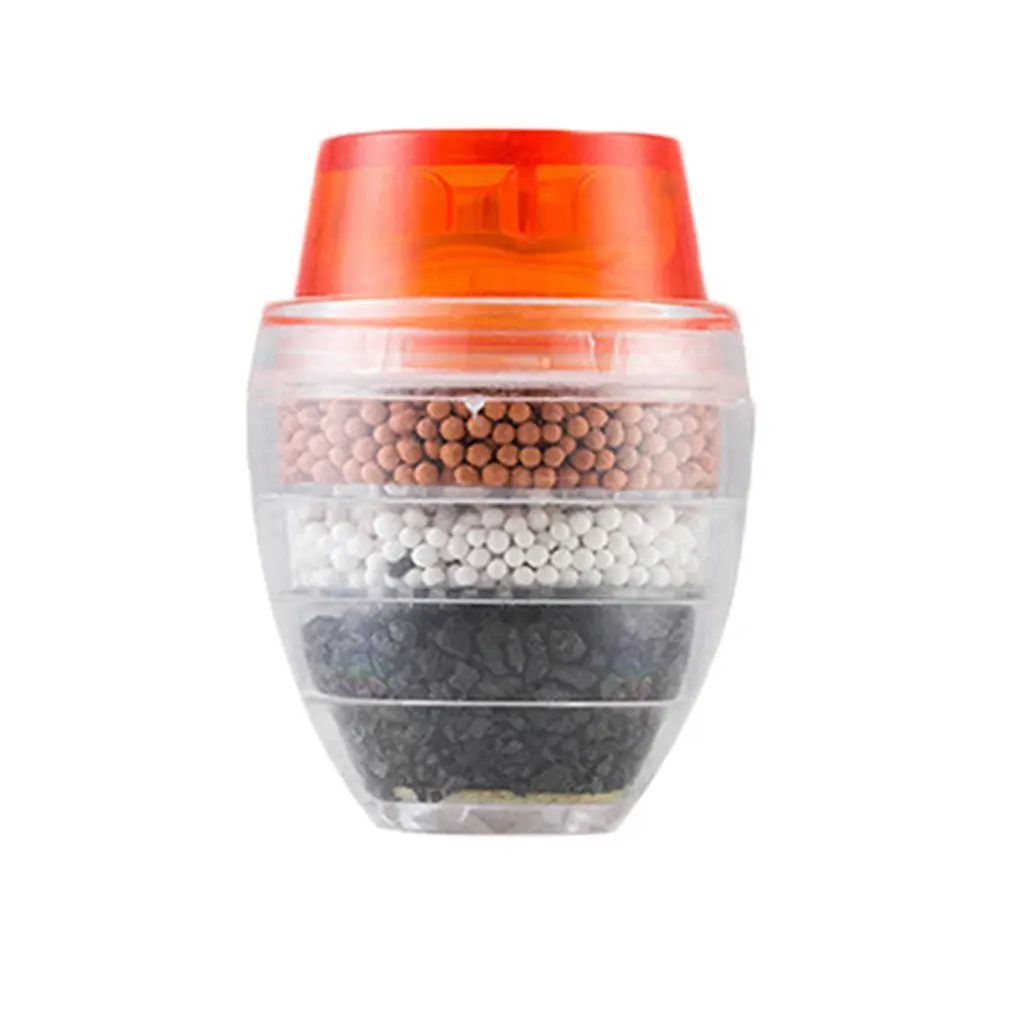 

Filter Faucet Filter Tap Water Filter Purifier Household Activated Carbon Multilayer Durable Water Filter