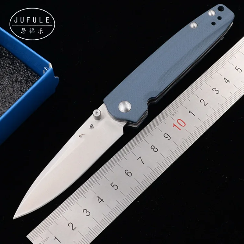 JUFULE сделано 485 D2 стальное лезвие G10 Ручка медная шайба складной ужин кухня Кемпинг Карманный выживания Охота EDC инструмент нож