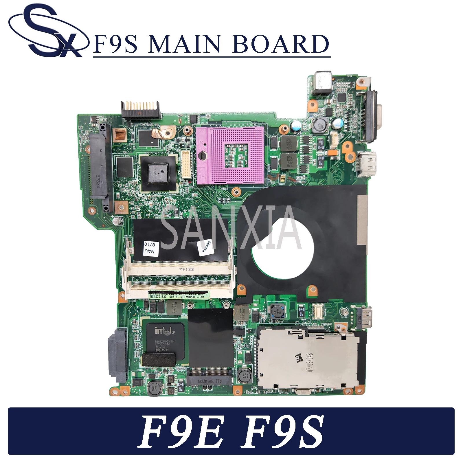 

KEFU F9E/S Laptop motherboard for ASUS F9E F9S original mainboard